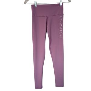 Ryderwear Scrunch Back Mauve Active Leggings Size Small
